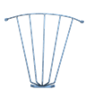 Galvanized Corner Hay Rack